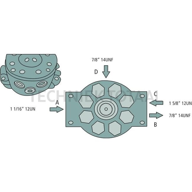 GRANIT Pompe hydraulique - 25912099, AR97872, AR90459, AR39695, AR38217, AR38222, AR39088