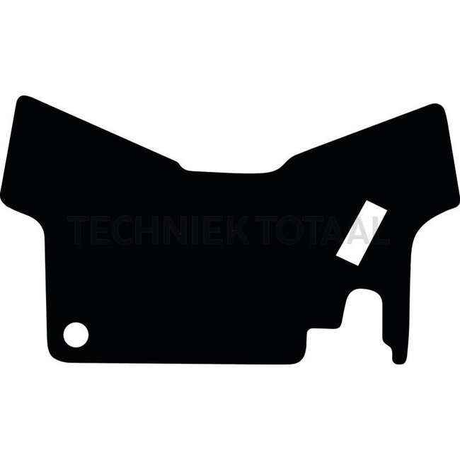 GRANIT Fußmatte Gummi mit Motorbremse - 11669821 | Material: Gummi | Farbe: grau | Typ: Serie Fendt 300/500/700 Vario | Technische Daten: • hochwertiges Gummimaterial<br> • rutschhemmend<br> • antistatisch<br> • schmutzabweisend<br> • wetterbeständig<br> • leich