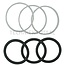 GRANIT Gasket set for SB7 auxiliary control unit flange surface with O-ring and support ring external - 85286015, 86015