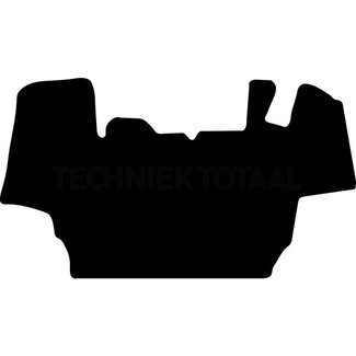 GRANIT Fußmatte Velours schwarz Fendt 309 (Typ 322) - 724 (Typ 765)
