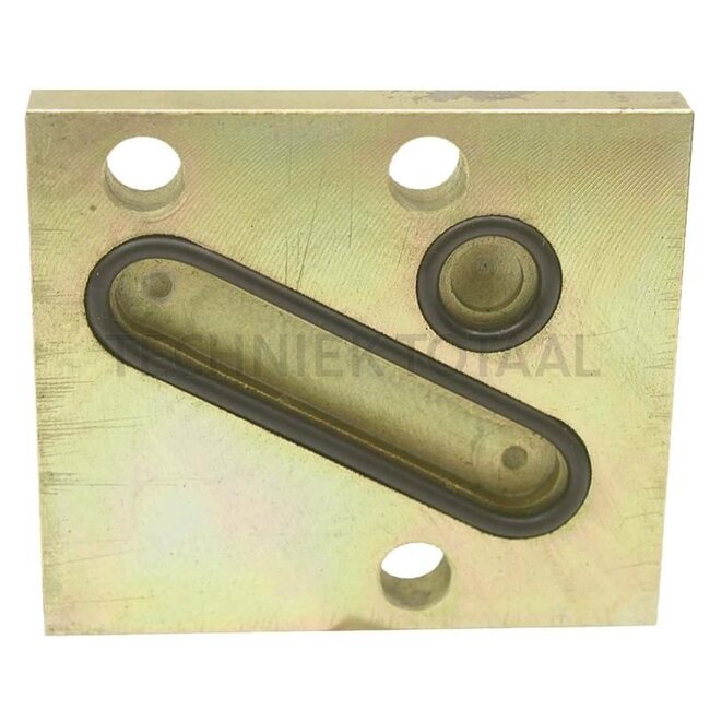 GRANIT Eindplaat Deze eindplaat is nodig om een aanbouwstuurventiel aan te sluiten. - 85219015, 1522310002 | Technische gegevens: Maximale werkdruk: 210 bar, Nominale volumestroom: maximaal 40 l/min., Aanhaalmoment: 30 Nm, Afmetingen: 80 x 10 x 70 mm