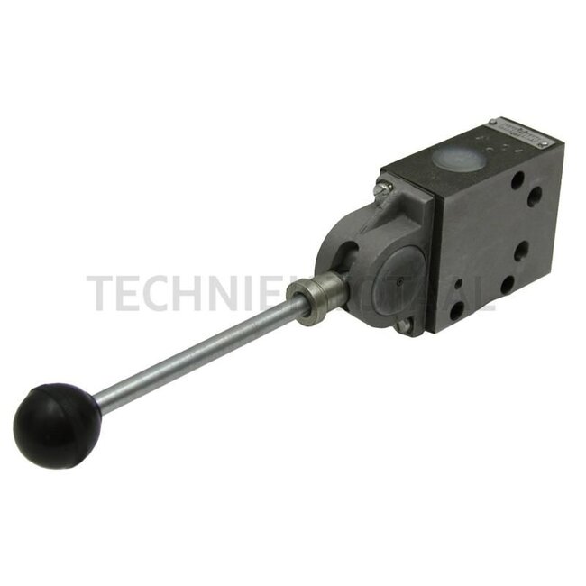 GRANIT stuurventiel ew, 1x geblokkeerd, - 852850004, 19117 | Technische gegevens: Maximale werkdruk: 220 bar, Nominale volumestroom: maximaal 30l /min., Aanhaalmoment: 30 Nm, Aansluitingen: M18 x 1,5, Afmetingen: 110 x 70 x 40 mm | Omschrijving: Dit handbediende