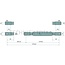 GRANIT Gasdruckdämpfer 700 N, 515 mm, Hub 201 mm | CB11484443