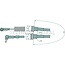 Bedieningskabel voor 2de stuurventiel - 85221001, 1-34-644-652, I1-34-644-652 | Lengte: 1040 mm