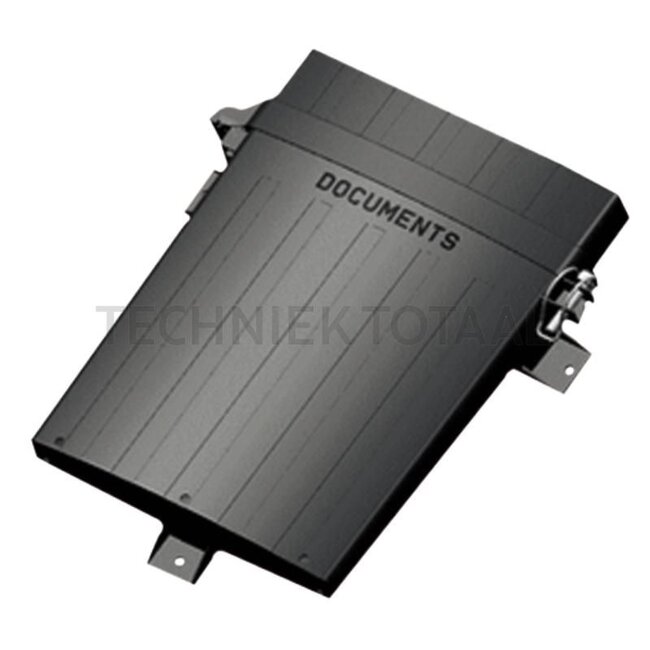 GRANIT Dokumentenbehälter - 28800153 | Höhe: 355 mm | Breite: 335 mm | Tiefe: 100 mm | passend für: A5/A4-Dokumente | Material: HDPE | Farbe: schwarz | Bezeichnung: Dokumentenkasten | Breite (innen) ca.: 270 mm | Tiefe (innen) ca.: 65 mm | Höhe (innen) ca.: 320