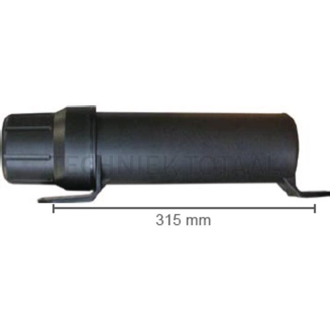 GRANIT Documentenrol 115 x 400 mm, Ø 100 mm, A3/A4, PP zwart