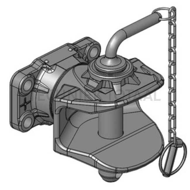 Scharmüller Flanschkupplung manuell 31 mm, 120 x 55 mm, M14, 1000 kg, 32,7 kN | 5.1209.06-A02, 05.1209.06-A02