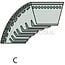 GRANIT V-belt Type C, double sided serrated - M143019, M118684