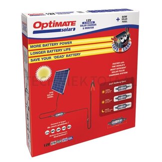 GRANIT OptiMate Solar - Vermogen 80 Watt, Laadstroom 6.66 A, Inpulsstroom 45415 A