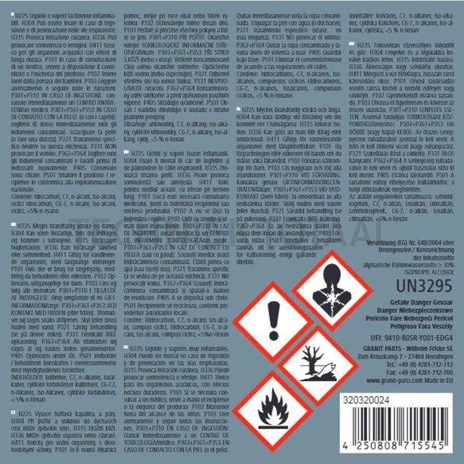 GRANIT Brake cleaner - 5 liter cans