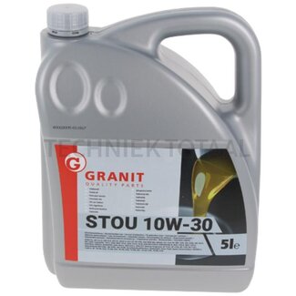 GRANIT Universele olie Universele tractorolie STOU SAE 10W-30 5 liter