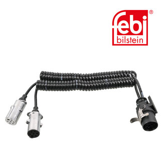 FEBI Bilstein Adapterkabel voor elektrische spiraal, met metalen stekker 45mm, 24V