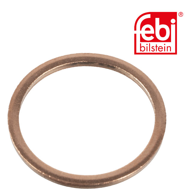 FEBI Sealing Ring for oil drain plug 10 pcs - Deutz AG, Deutz-Fahr, Massey Ferguson - 0391313X1, 1118760, 1118764, 1290884