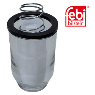 FEBI Bilstein Fuel Filter with seal ring - Case IH, Fendt, Mercedes-Benz