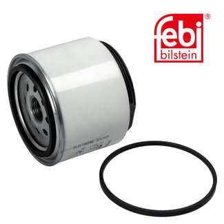 FEBI Bilstein Fuel Filter with seal ring - Case IH, Deutz-Fahr, New Holland