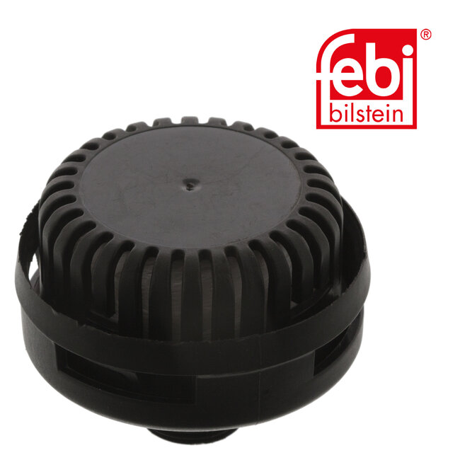 FEBI Bilstein Demperrubber voor drukluchtsysteem - Liebherr - 45256, 502657208, 502983908, 502983977 | Buitendiameter: 69 mm | Buitendraad: M22 x 1,5 | Druk: 13 Bar | Hoogte of dikte: 55 mm | Voor voertuigen met emissienorm: Euro 6 (en andere)