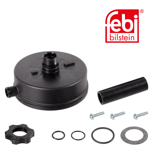 FEBI Bilstein Filterset voor carterontluchting - Case IH - 170736, 5802112500 | Buitendiameter: 145 mm | Hoogte: 84 mm