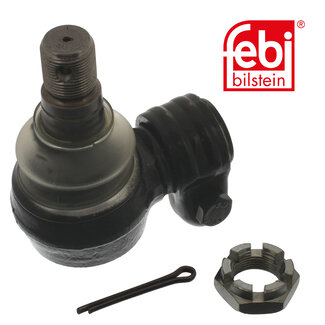 FEBI Bilstein Angle Ball Joint for steering hydraulic cylinder with castle nut and cotter pin - Steyr