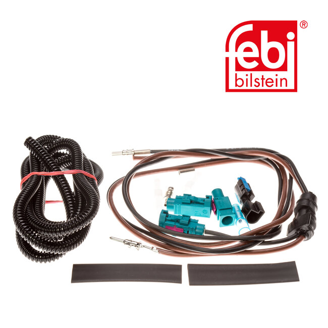 Kabelreparatieset voor antenne - 107139 | Type stekker: FAKRA | Aanvullend artikel 1: met knijpverbinder | Kabel-ID: RG174 | Kabellengte: 900 mm | Stekkeruitvoering: female | Stekkeruitvoering: male