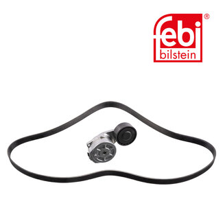 FEBI Bilstein Auxiliary Belt Kit with belt tensioner - Case IH, John Deere -Case IH, John Deere