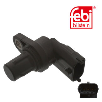 FEBI Bilstein Camshaft Sensor with sealing ring - Case IH, Kubota, New Holland