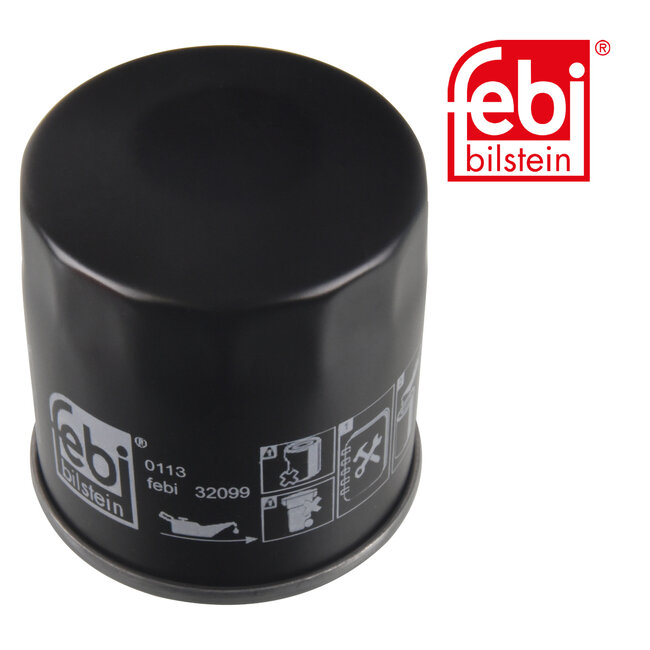 FEBI Bilstein Oil Filter - Case IH, Caterpillar, HITACHI, John Deere, Komatsu Ltd., Kubota, Landini, McCormick, New Holland, Yanmar - 114-6934, 119-66035150, 119660-35150, 1275229C2, 129-15035151, 15241-32040, 1627132090, 1959198C1, 1962769C2, 200073A1, 214129-150351,