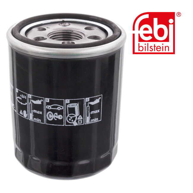 FEBI Bilstein Oil Filter - Case IH, Deutz-Fahr, HITACHI, John Deere, Komatsu Ltd., Massey Ferguson, Same - 0.009.4794.1, 0.009.4794.1, 0.010.3989.1, 0.010.2687.0, 0.010.3989.1, 1039891, 4294841, 947941, M801002, VA30A4000103, VA30A4000105, YM129150-35151