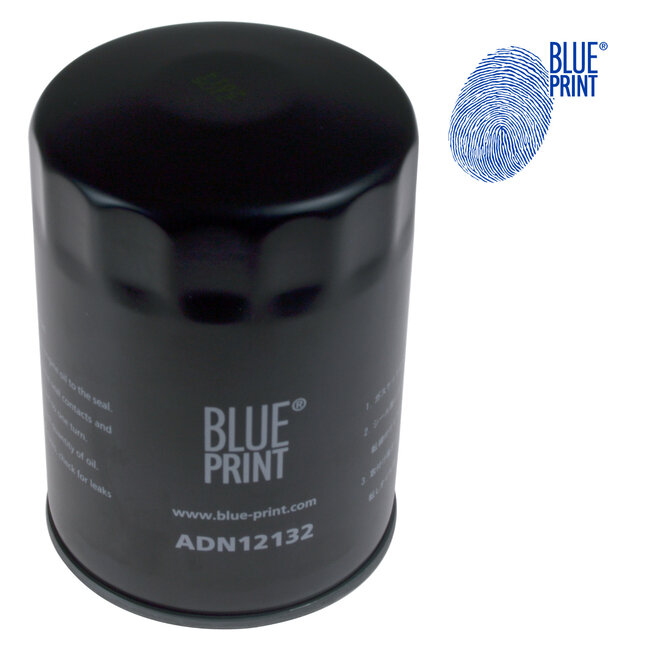 Blue Print Oil Filter - AGCO, BOMAG, Case IH, Caterpillar, Claas, HITACHI, John Deere, Jungheinrich, Komatsu Ltd., Kubota, Massey Ferguson, Yanmar - 069-4229E, 1034065, 1034065M91, 1034065M92, 15208-W1120, 15208-W1120L, 155618-A, 194464-48310, 203-01K-1360, 244427M1