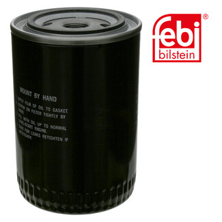 FEBI Bilstein Oil Filter - BOMAG, Case IH, Caterpillar, Claas, Deutz-Fahr, Fendt, John Deere, Komatsu Ltd., Kubota, Lamborghini Trattori, Liebherr, Linde, Massey Ferguson, Renault, Same, Steyr, Steyr, Still