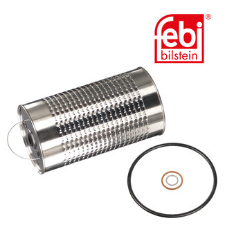 FEBI Bilstein Oil Filter with seal rings - AGCO, Claas, Liebherr, Massey Ferguson, Steyr, Steyr