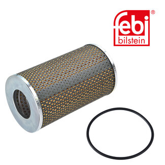 FEBI Bilstein Oil Filter with seal rings - Case IH, Claas, Fendt, JCB Landpower, John Deere, Landini, Liebherr, Massey Ferguson, McCormick, New Holland