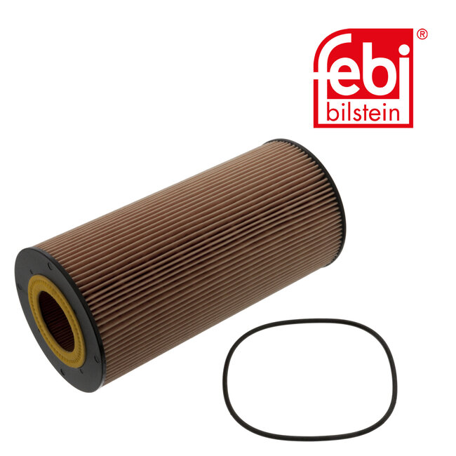 Oliefilter met afdichtring - Claas, HITACHI - 47863, 142064, 1420640, 263J107001 | Binnendiameter: 53 mm | Buitendiameter: 121 mm | Filter type: filter insert | Hoogte: 266 mm | Keerringdiameter: 42 mm