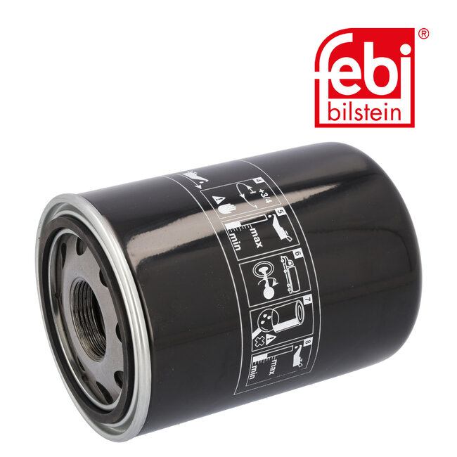 FEBI Bilstein Oil Filter - BOMAG, Caterpillar, Claas, JCB Landpower, Komatsu Ltd., Liebherr, Renault - 0679433, 32/901701, 363992E, 3I-1811, 3I1597, 5021188019, 6794330, 7616098, 848-10-1076, RAV5060073