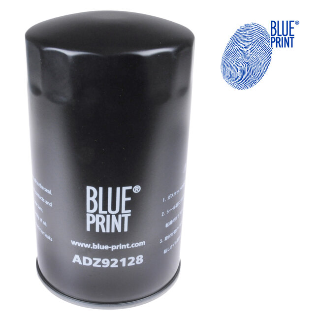 Blue Print Oil Filter - Case IH, Caterpillar, HITACHI, JCB Landpower, Komatsu Ltd., Massey Ferguson - 1076750M1, 1240892H1, 156071431, 32/925953, 3I-1242, 4128800, 4175914, 4178801, 42060791, 4206089, 42060891, 42838591, 4448734, 4450659, A77537, CU331-3281, CULF734