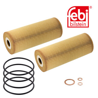 FEBI Bilstein Oil Filter Set with seal rings - John Deere -John Deere