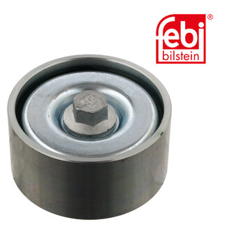 FEBI Bilstein Idler Pulley for auxiliary belt, with bolt - Case IH, Deutz-Fahr, New Holland