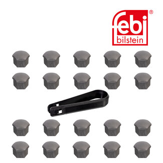 FEBI Bilstein Cover Set for wheel bolts, with removal tool