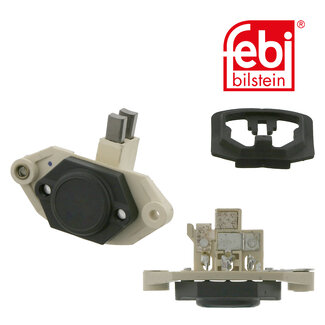 FEBI Bilstein Alternator Regulator with gasket - Case IH, Caterpillar, Fendt, Liebherr, Same