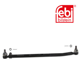 FEBI Bilstein Drag Link with castle nuts and cotter pins, from steering gear to 1st front axle - Steyr