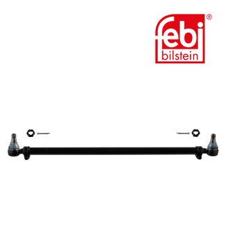 FEBI Bilstein Drag Link with castle nuts and cotter pins, from 1st idler arm to 2nd front axle - Liebherr
