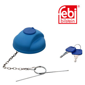 FEBI Bilstein Fuel Filler Cap for AdBlue® tank, with key - Case IH -Case IH