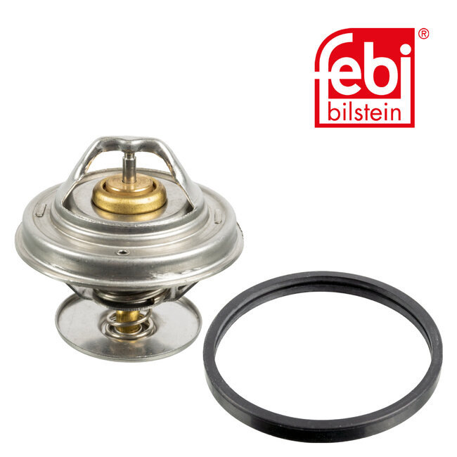 FEBI Bilstein Thermostat with seal ring - Deutz-Fahr, Fendt, HÜRLIMANN, Lamborghini Trattori, Same - 04224847, 04224847, 04518060, F119200050040, 0451806, 4224847, F119200050040