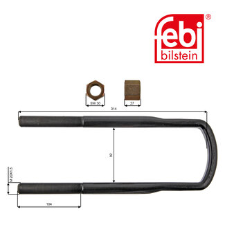 FEBI Bilstein U-Bolt with nuts