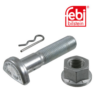 FEBI Bilstein Cup Head Bolt with wheel nut and cotter