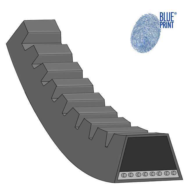 Blue Print V Belt - Deutz AG, Fendt, John Deere, Massey Ferguson, Steyr - 100130020, 1160565, 3.035.274.84, 3284081M1, 69X34759A, 70246618, 74856615, CH15509, CH18206, R29474, R29474R, X696623300000