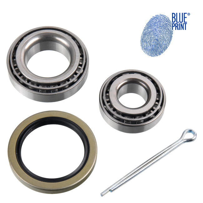 Blue Print Wheel Bearing Kit with shaft seal and cotter pin - Massey Ferguson -Massey Ferguson - 893373M91