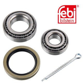FEBI Bilstein Wheel Bearing Kit with shaft seal and cotter pin - Massey Ferguson -Massey Ferguson