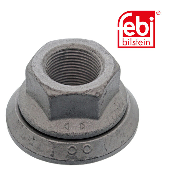 Wielmoer met sluitring - 07967 | Bandmal voor wielbevestigingselementen: vlakzadel | Aangrijpingspunt voor schroeven en moeren: buitenzeskant | Binnendraad: M22 x 1,5 | Buitendiameter 2: 43,4 mm | Buitendiameter: 53 mm | Hoogte of dikte: 39 mm | Kwaliteit