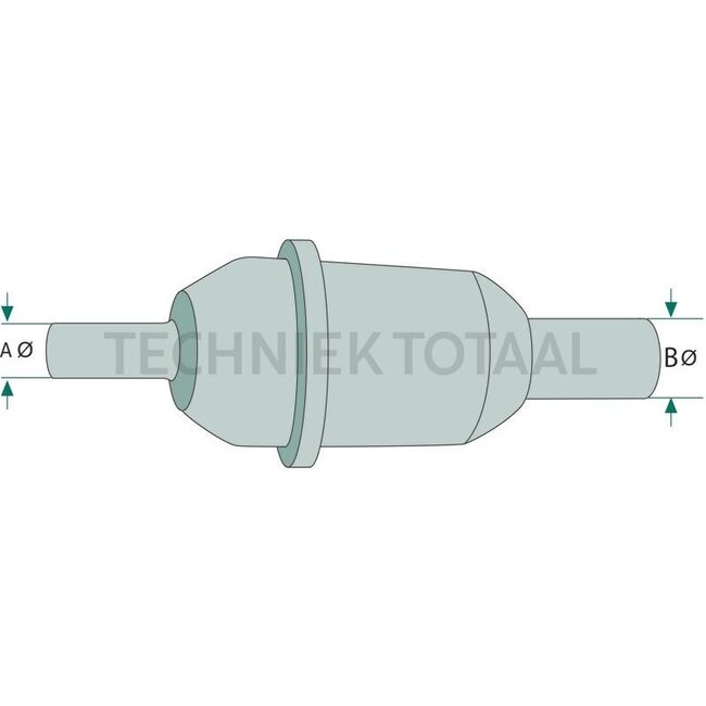 Brandstoffilter passend voor WK 32/7 - 5674065, WK32/7, RT19 | C: 41 mm | D: 47 mm | F: 10,5 mm | G: 10,5 mm | H: 100 mm | Aansluiting: 2x recht | MANN nr.: WK32/7 | Omschrĳving: passend voor WK 32/7