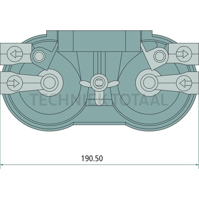 GRANIT Fuel filter complete Double filter - 5679904, MO1620, 90345, 090345 | Connection thread: M14 x 1.5